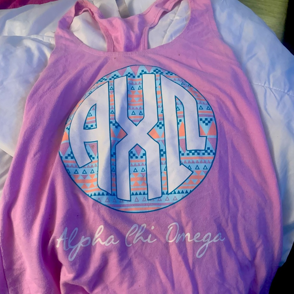 Alpha Chi Omega Razor Back Tank
